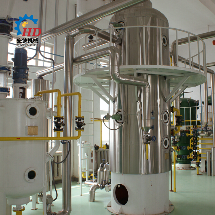 يستخدم مصنع إنتاج الزيت النباتي الكبير معدات آلة معالجة
