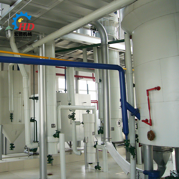 يستخدم مصنع إنتاج الزيت النباتي الكبير معدات آلة معالجة